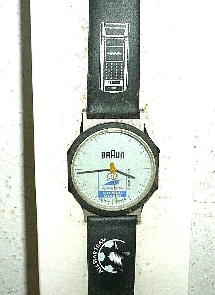 BrAun Soccer WorldCup France 1998 See You in Paris AllStar Team Wrist Watch