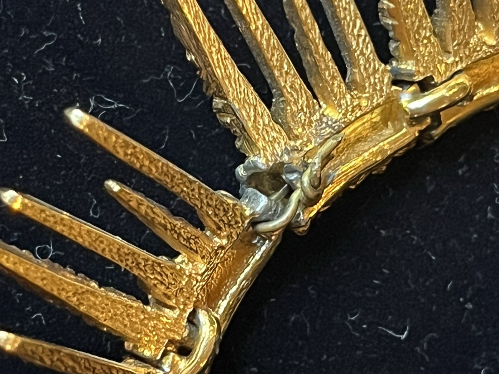Vintage Marcel Boucher Gold Tone Necklace AS IS