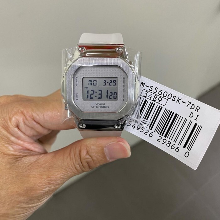 Casio G-Shock GM-S5600SK-7D Digital Metal Semi-Transparent Ladies Fashion Watch