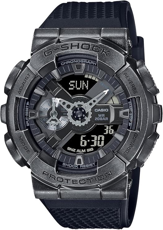 CASIO G-SHOCK Men Watch GM-110VB-1AJR STEAMPUNK Black Resin Band World Time New