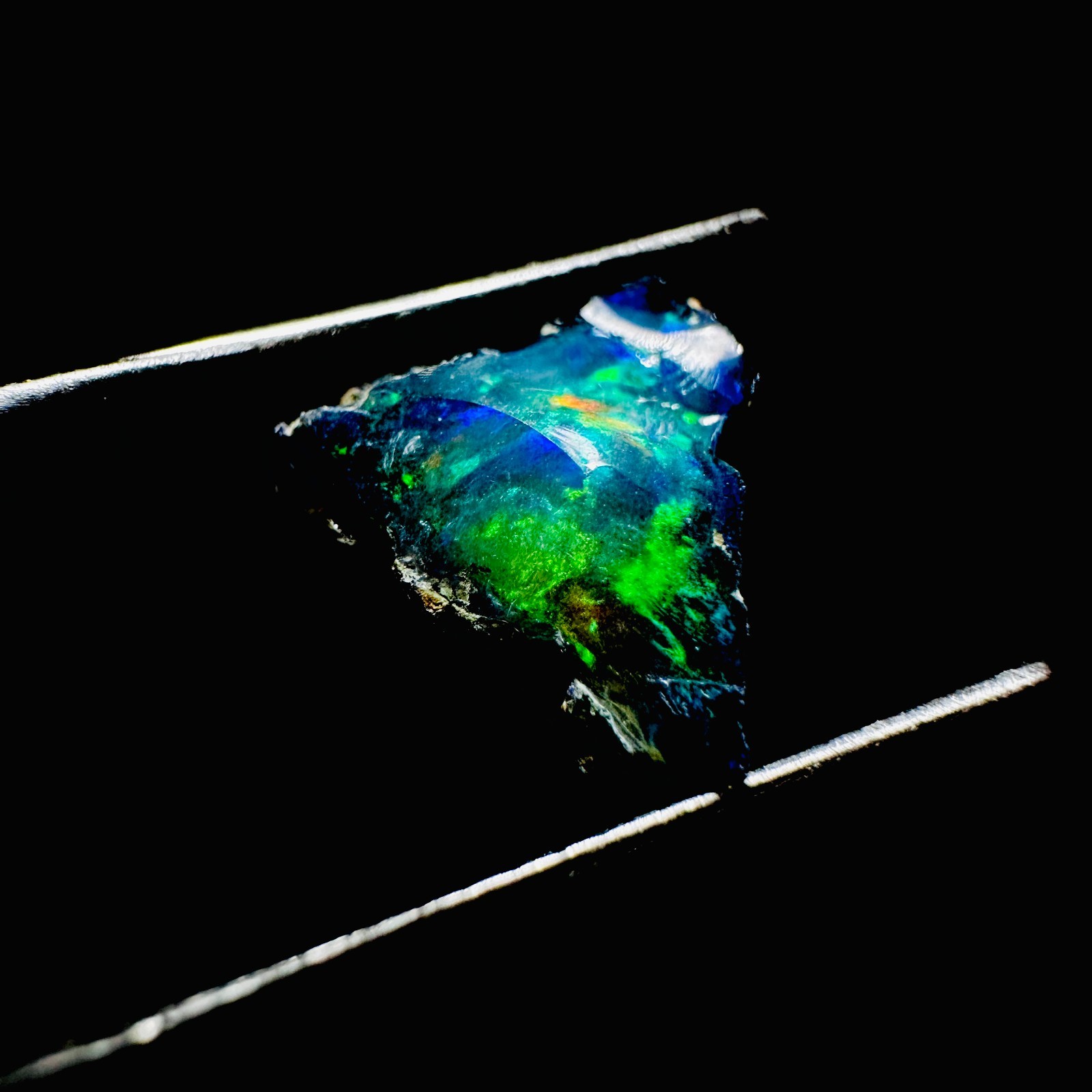 Natural Ethiopian Black Opal Rough Gemstone Loose Lapidary Uncut Rough 3.75 CTS