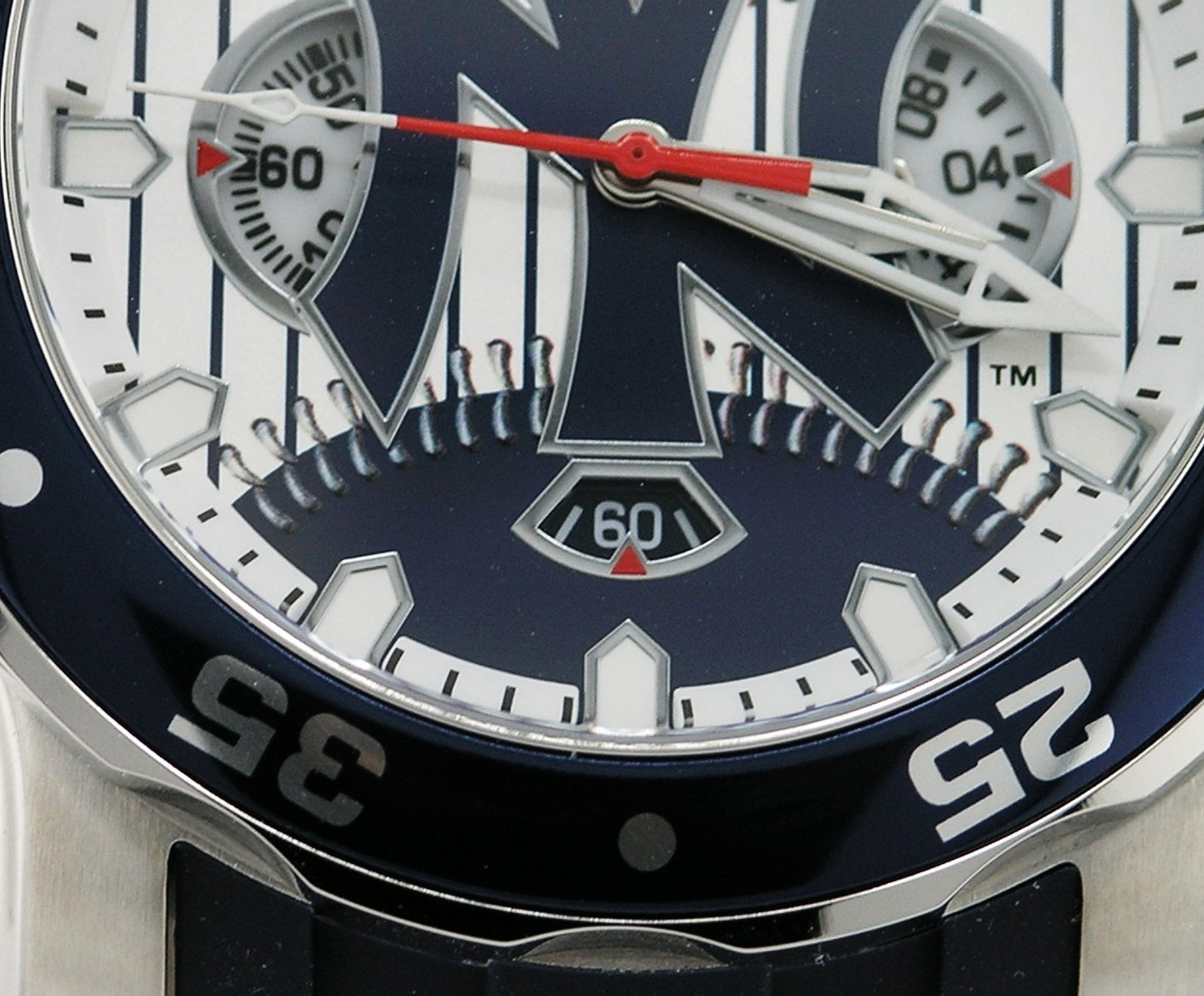 NEW INVICTA 42846 MLB NEW YORK YANKEES NY CHRONOGRAPH WATCH QUARTZ ANALOG 48MM