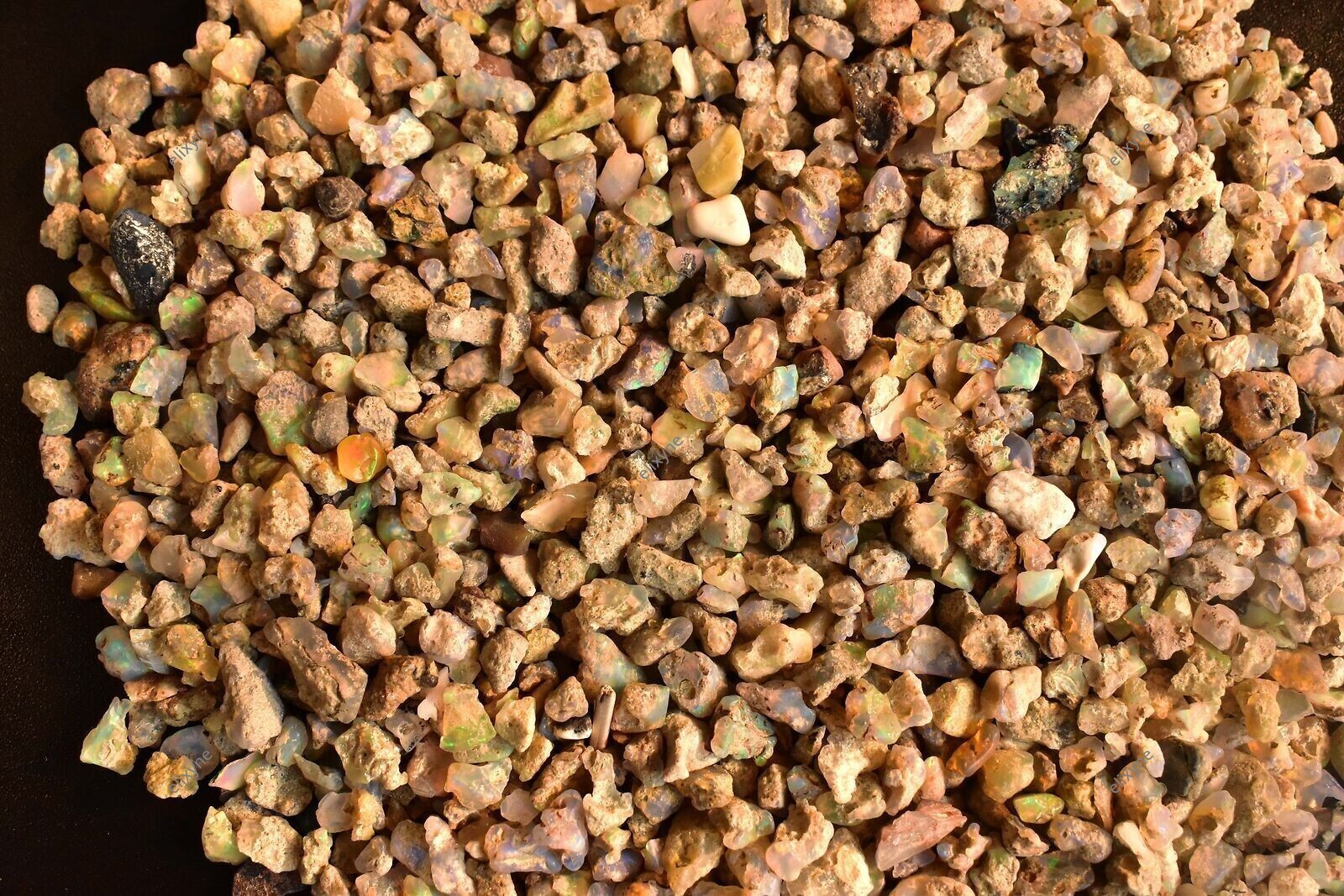 Natural Ethiopian Fire Opal 100 Cts Uncut Certified Gemstone Rough Lot