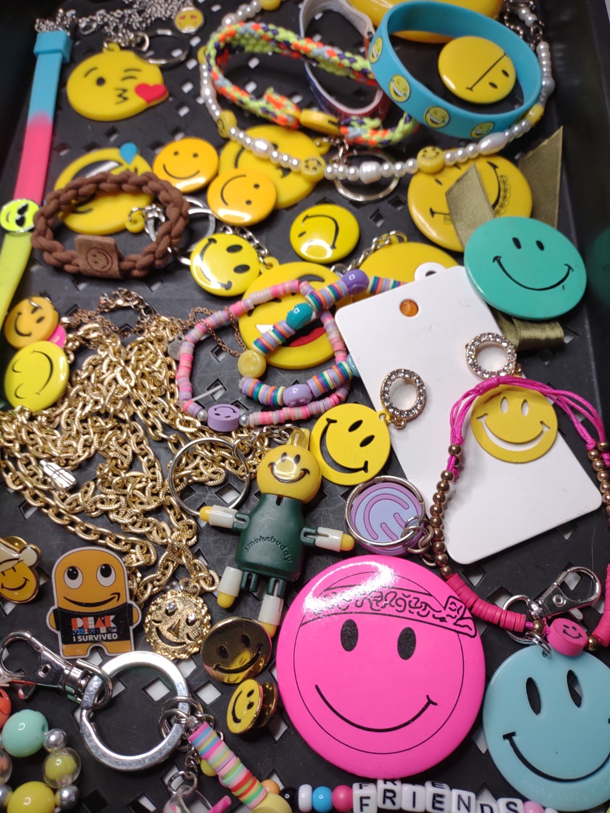 Lot Of Smiley Face / Emoji Themed Items Smiley Face And Emoji Lot TMPLAC