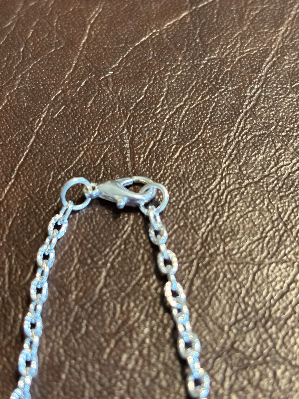 Vintage, Metal Ship Game Piece, Suspended in Resin, on a Silver Plated Chain.WOW