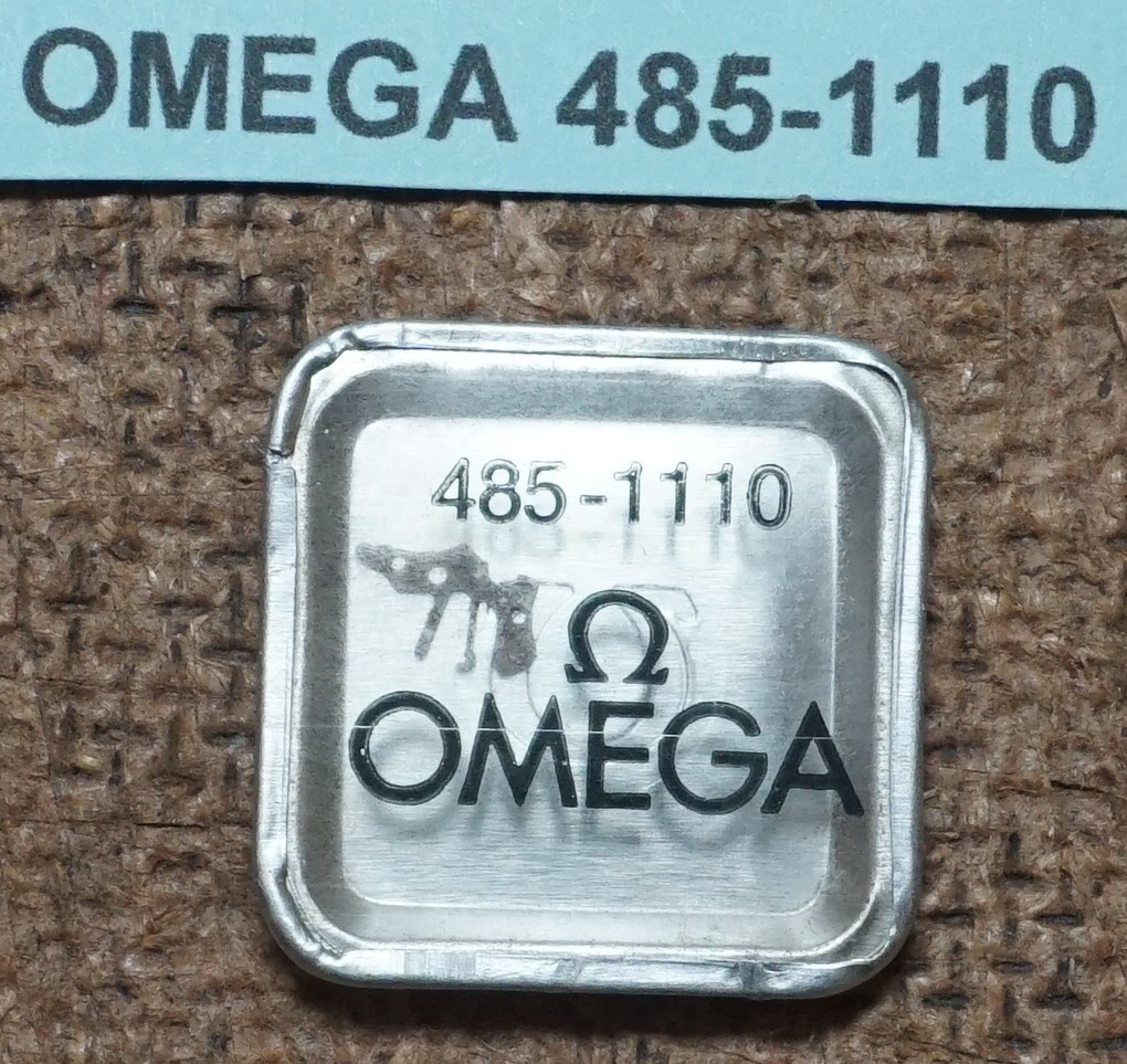 OMEGA 485-1110 Setting Lever Spring / Set bridge NOS SEALED FACTORY Blister PACK