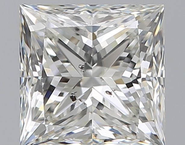 1.60 Carat Cert. AGI Princess Natural Mined Diamond Loose H color SI1 clarity