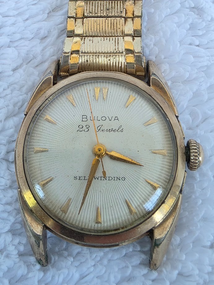 1956 MEN’S BULOVA L6 AUTOMATIC WINDING WRISTWATCH – FOR PARTS OR REPAIR