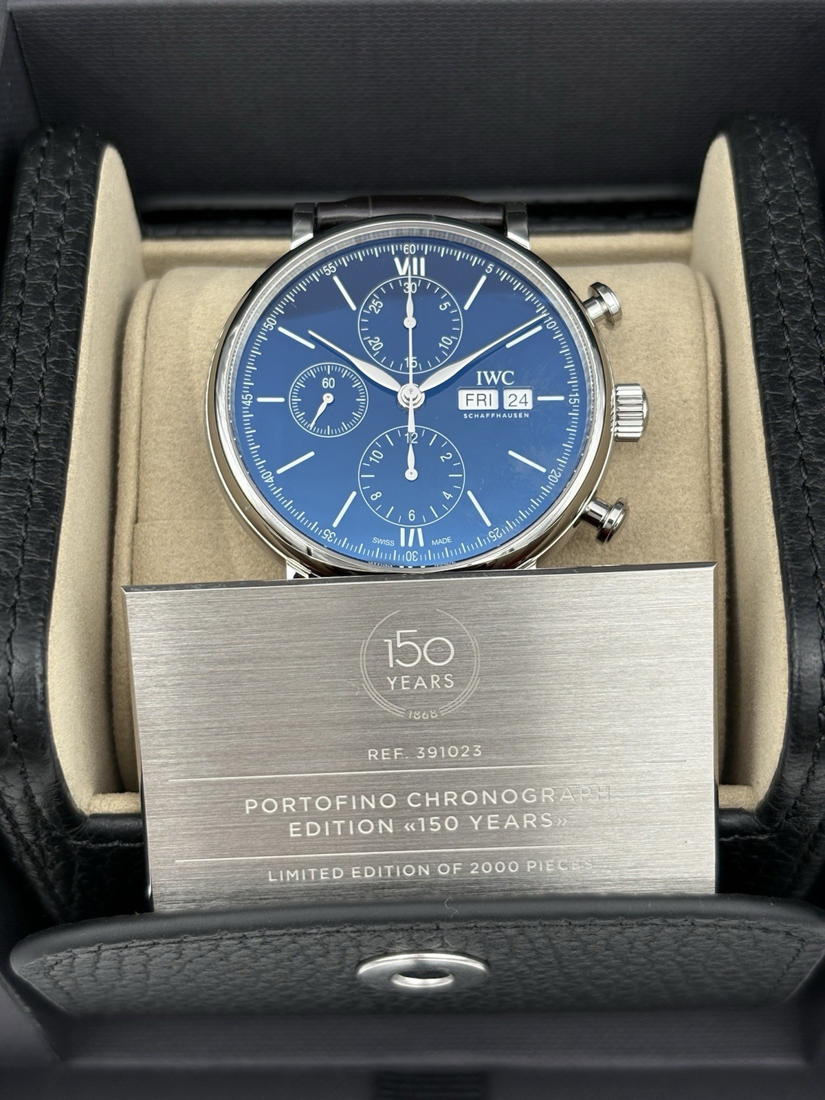 2019 IWC Portofino Chronograph 42mm Limited Edition 150 Years IW391023 Full Set