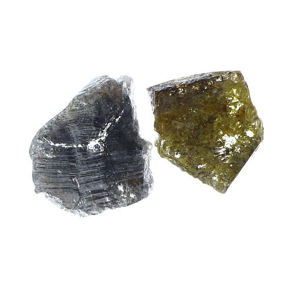 Slice African Loose Natural Raw Rough Diamond Grayish Green Color 1.03 Carat Lot