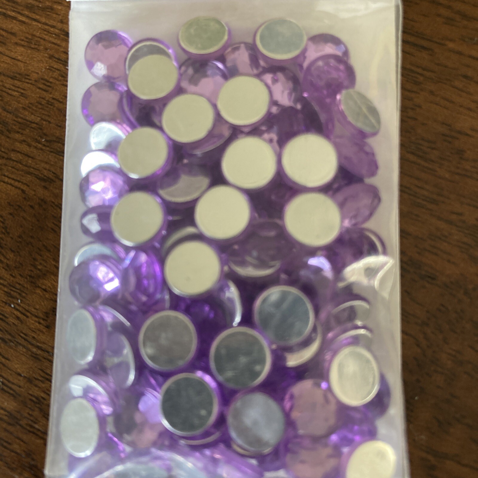 Twinkle By Nicole~Flat Back Amethyst Rhinestones~7mm~120 Pieces~Crafts/DIY~NIP