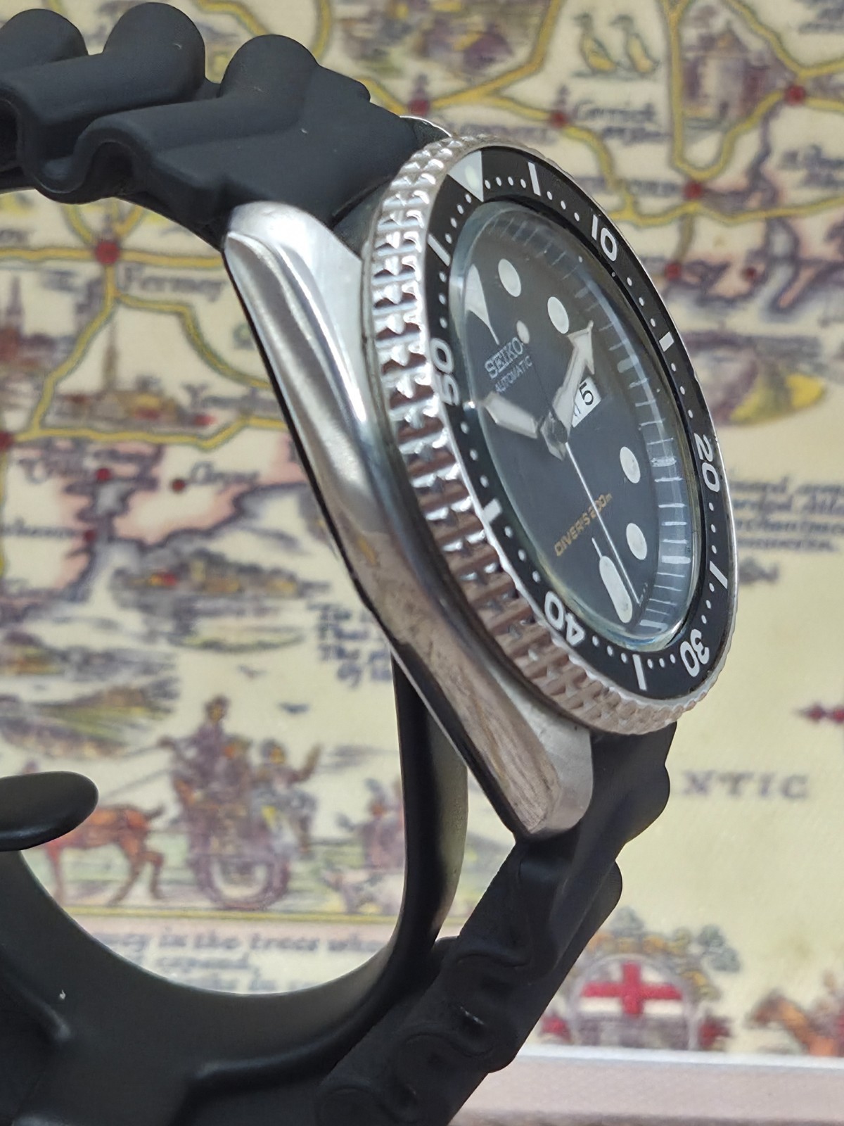 Seiko Automatic Watch SKX007 Mens Scuba Divers 200M 7S26-0020 c.June 1997 BOXED