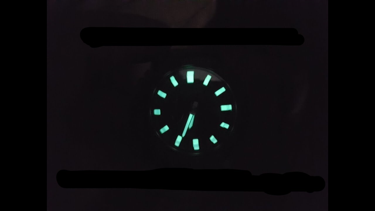 Casio G-Shock CasiOAK GA2100 GA2110 Luminous indexes (white color Glows Green)