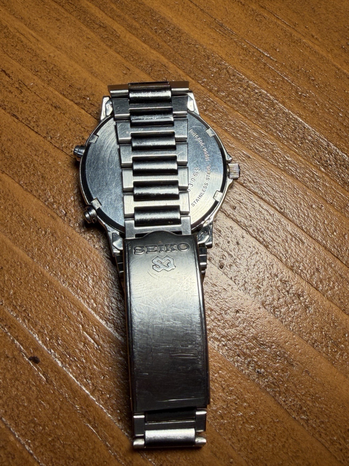 Vintage Seiko H556-5029 Baby Arnie Sports 100 Ana-Digi Alarm Chronograph Runs