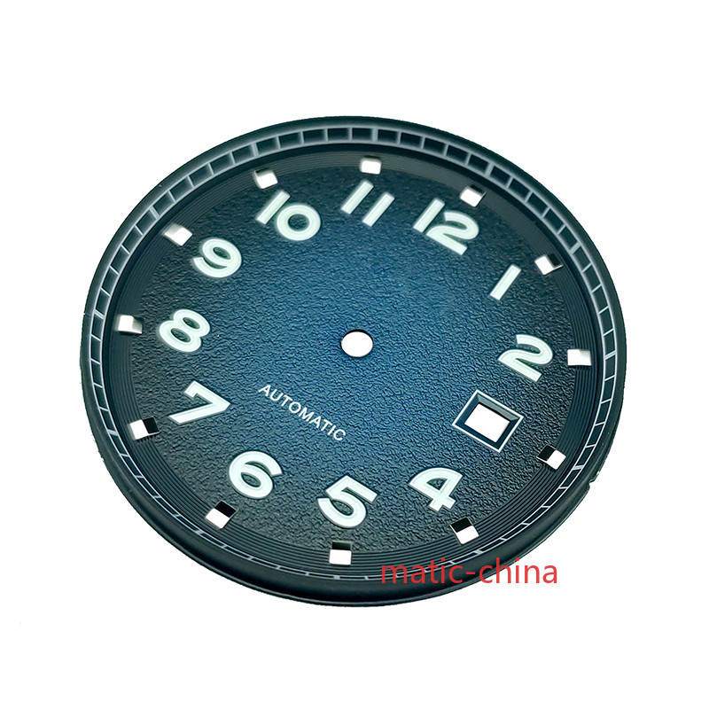 35.6mm Gray/Green/Brown/Blue WatchDial Luminous Fit For Miyota8215