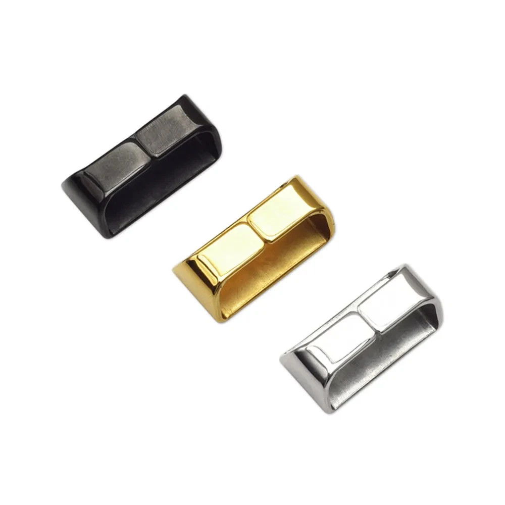 Metal Loop Holder Bezel Ring For Watch Strap Time Genuine Watchband Accessories