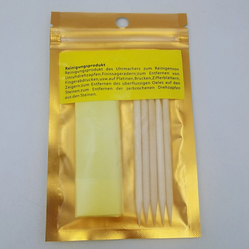 Watch Parts Movement Cleaning Clay Cleaner With Wooden Stick Kit for Watchmaker