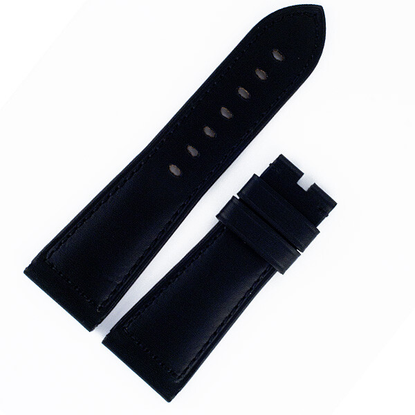 Panerai black calf skin strap 27×22