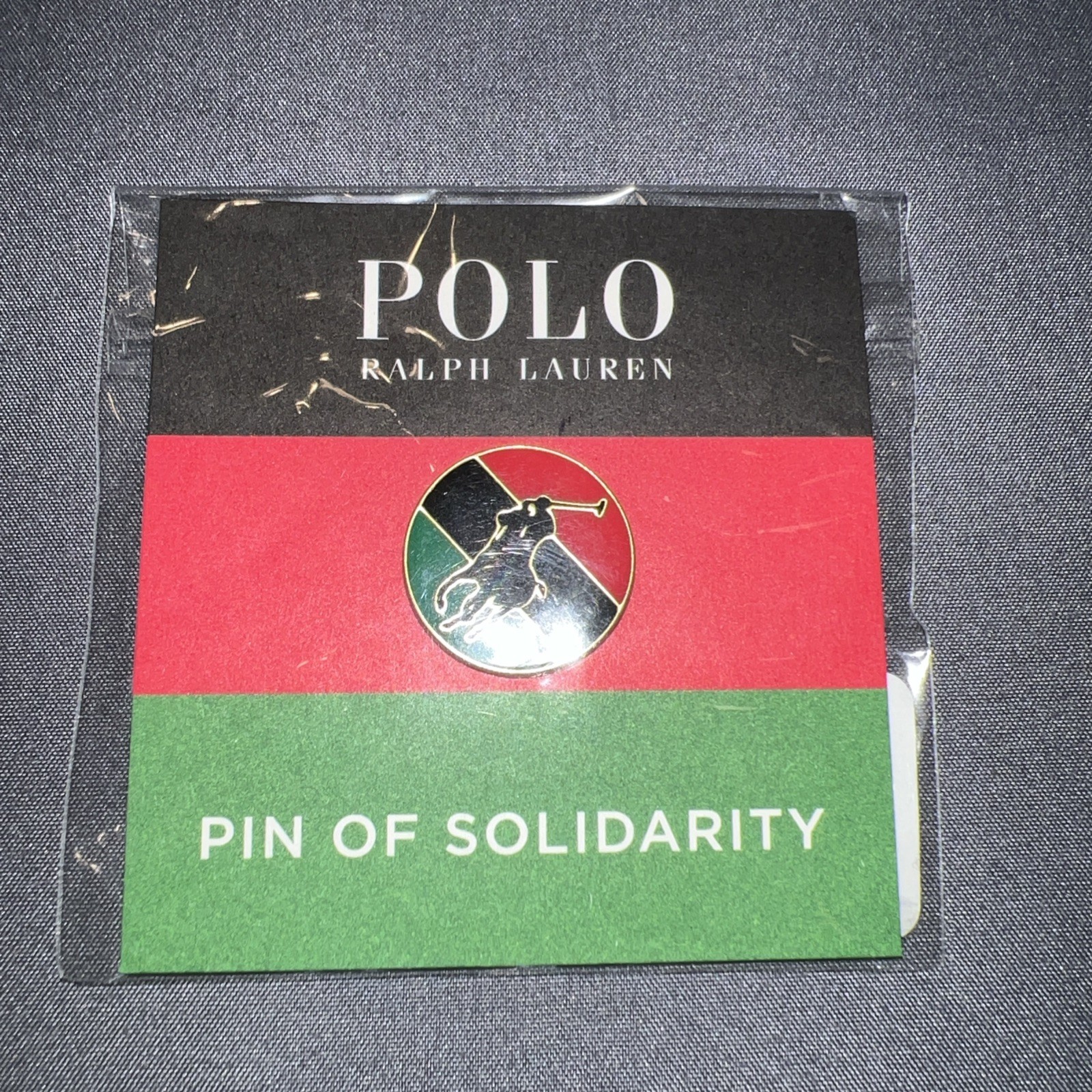 Polo Ralph Lauren Pin Of Solidarity