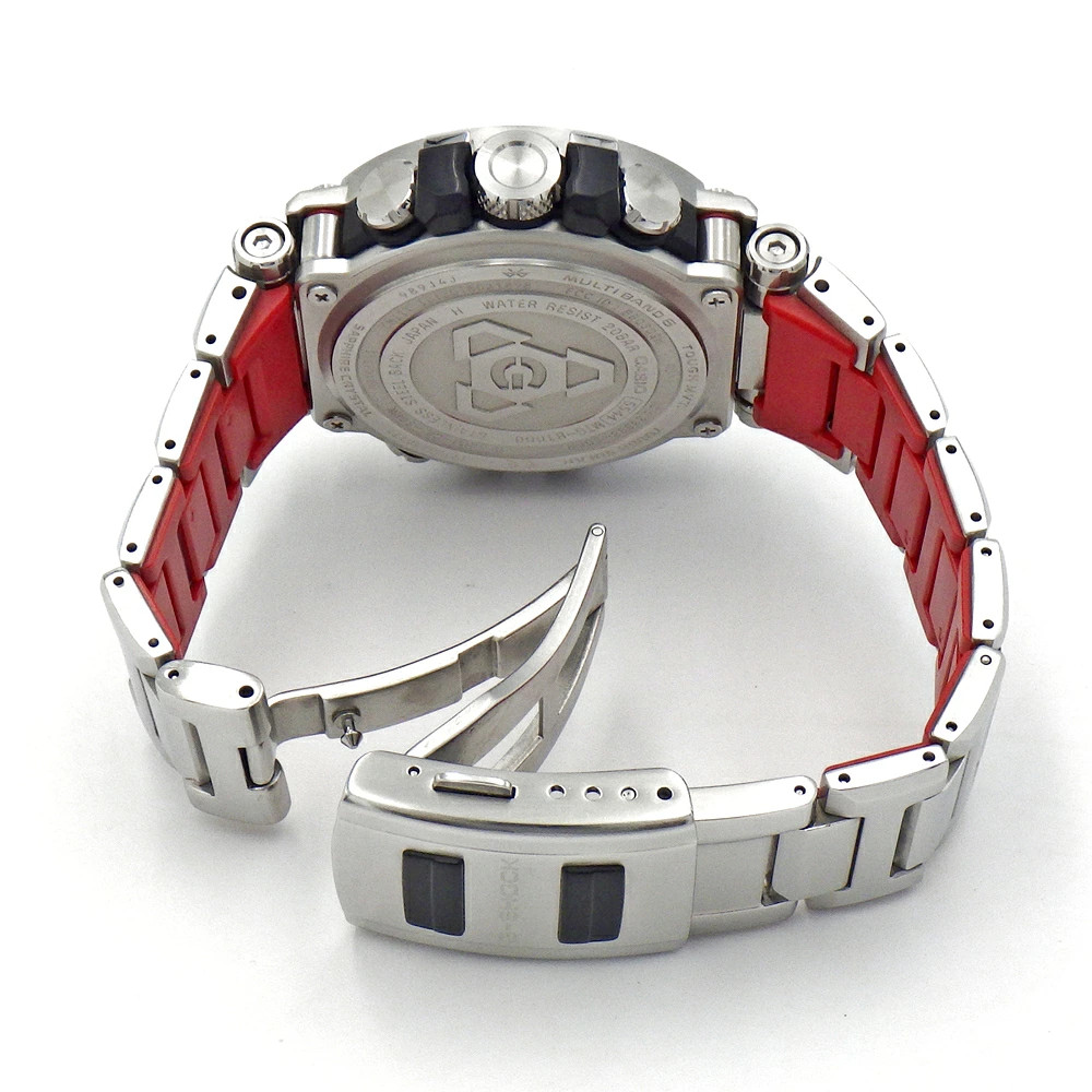 CASIO MTG B1000D 1AJF G SHOCK MT G Tough Solar Radio Silver Stainless Steel Resi