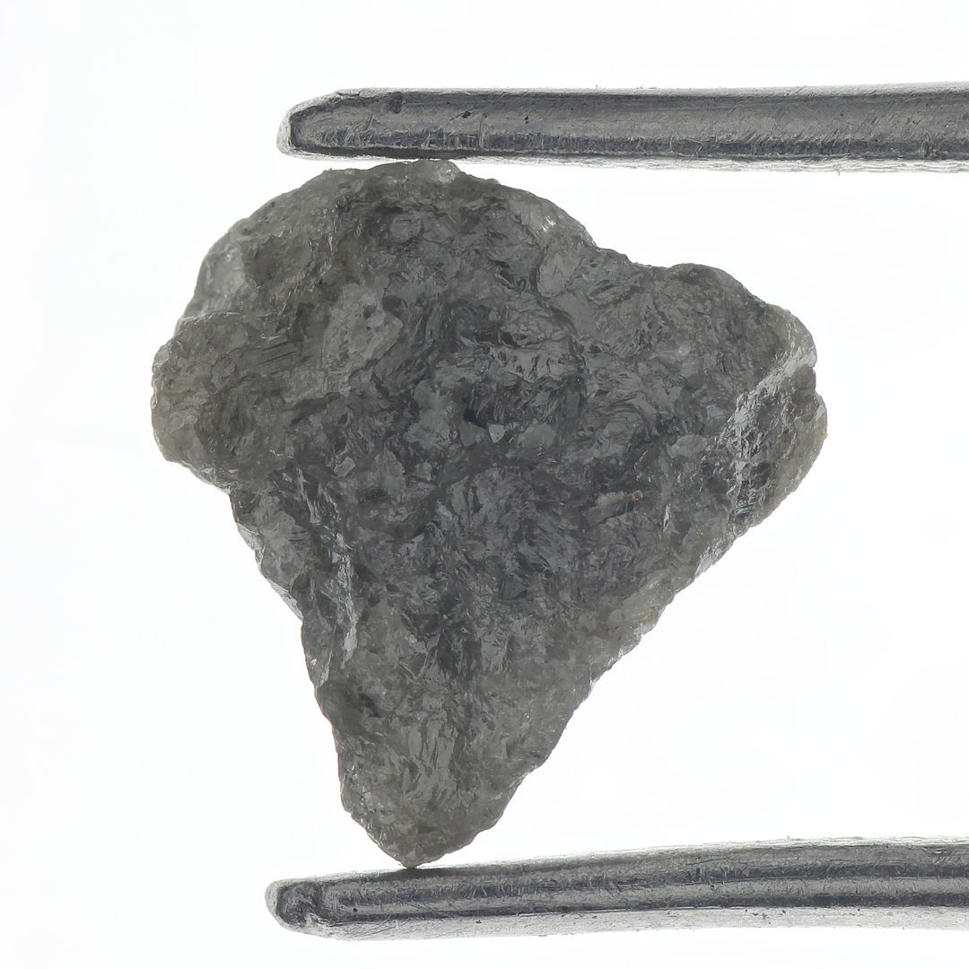 Raw Natural Loose Grey 2.26 Carat 9.60×8.86×4.64MM Rough Diamond