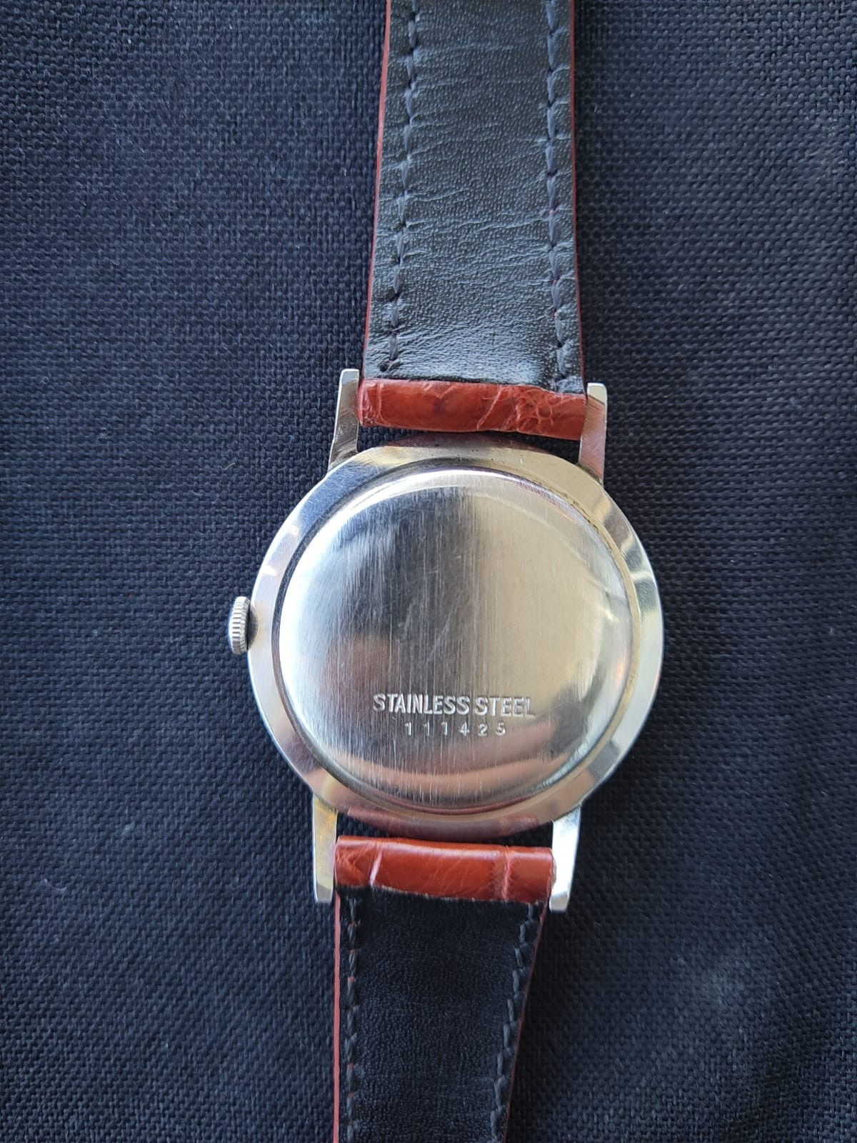[Near MINT] Vintage SEIKO Crown J15003E Diashock Manual Winding Mens Watch JAPAN