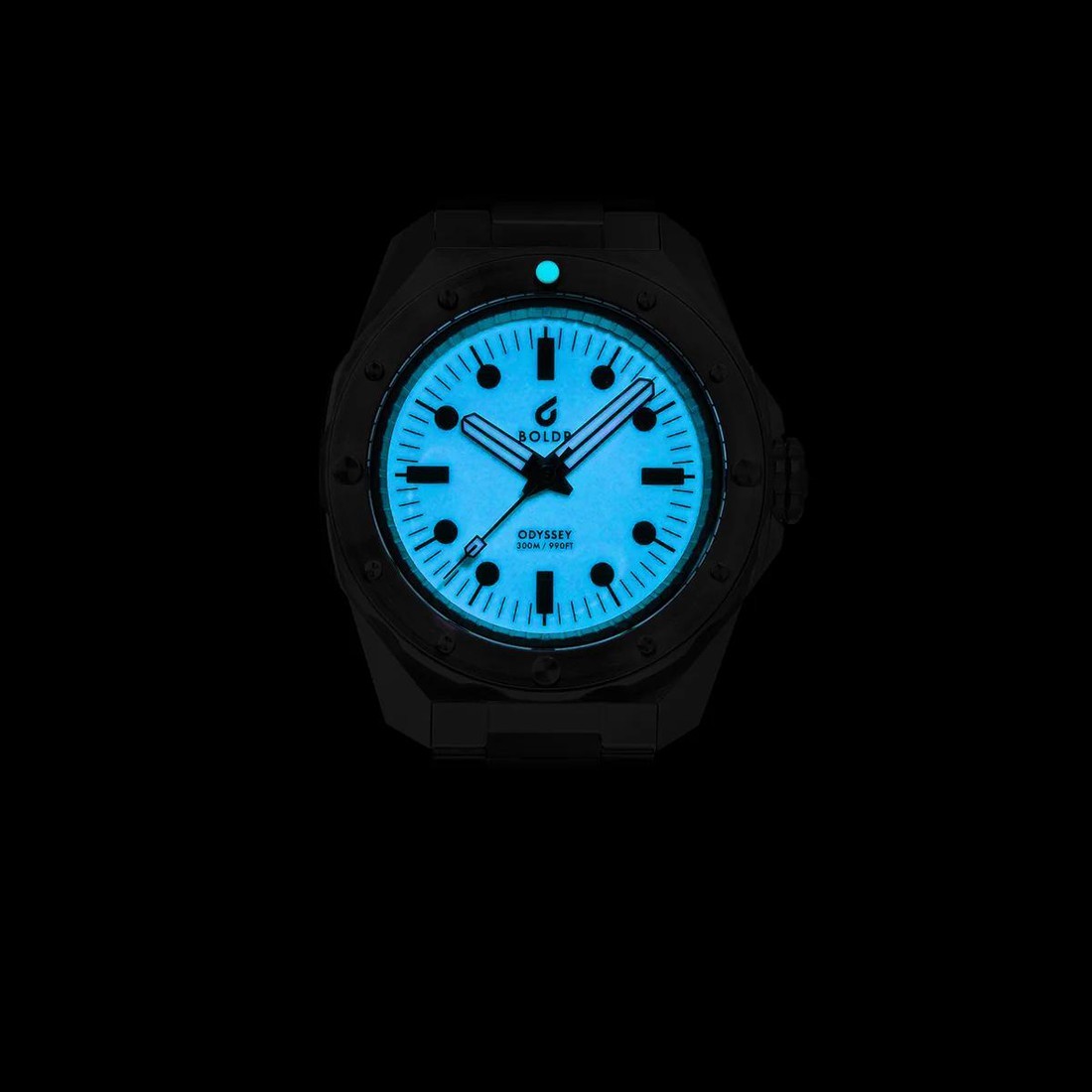 BOLDR “Odyssey Cryosea” Automatic Steel White Black Sapphire Men’s Watch