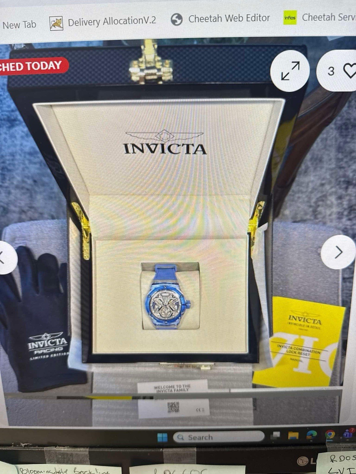 Invicta Celestial Orbitha 69543 Automatic Skeleton Blue K9 Case 45mm #automatic