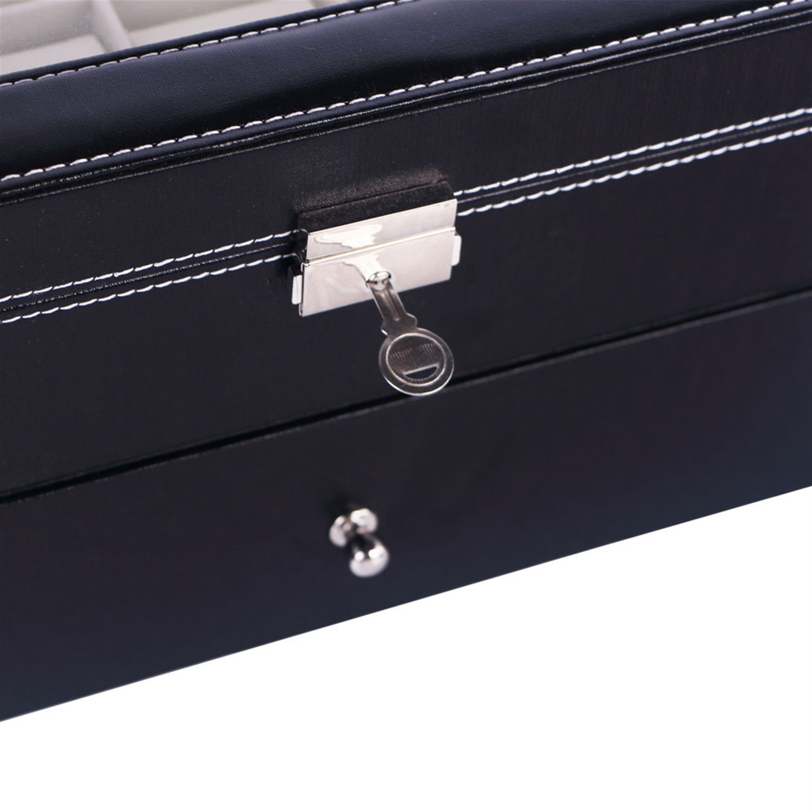 “US Stock 20 Compartments Dual Layers Elegant Wooden Watch Collection Box “