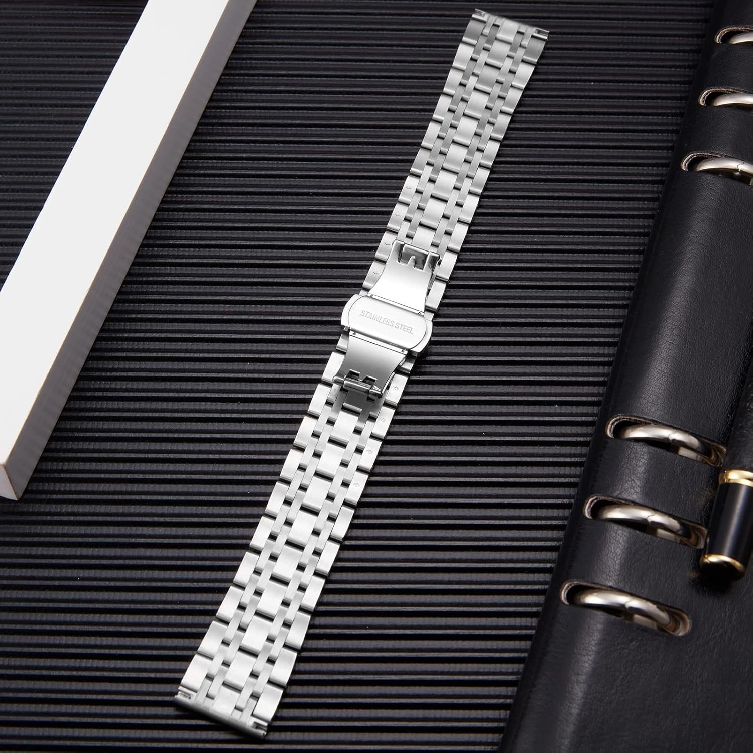 Durable 316L Stainless Steel Watch Band, Multiple Sizes & Colors for Men & Women
