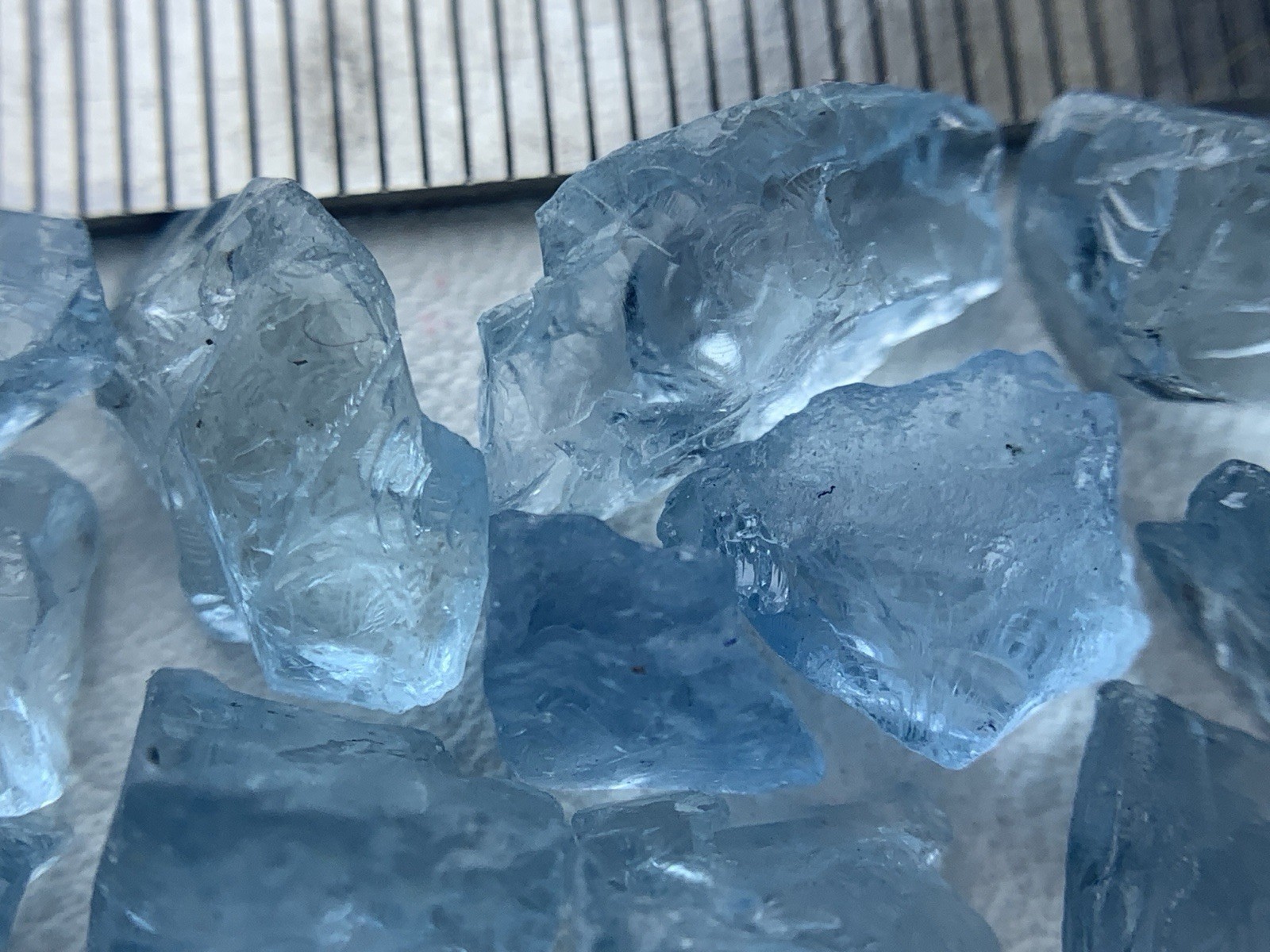 10.90 gram Gorgeous Nice Color Aquamarine lot from Mozambique