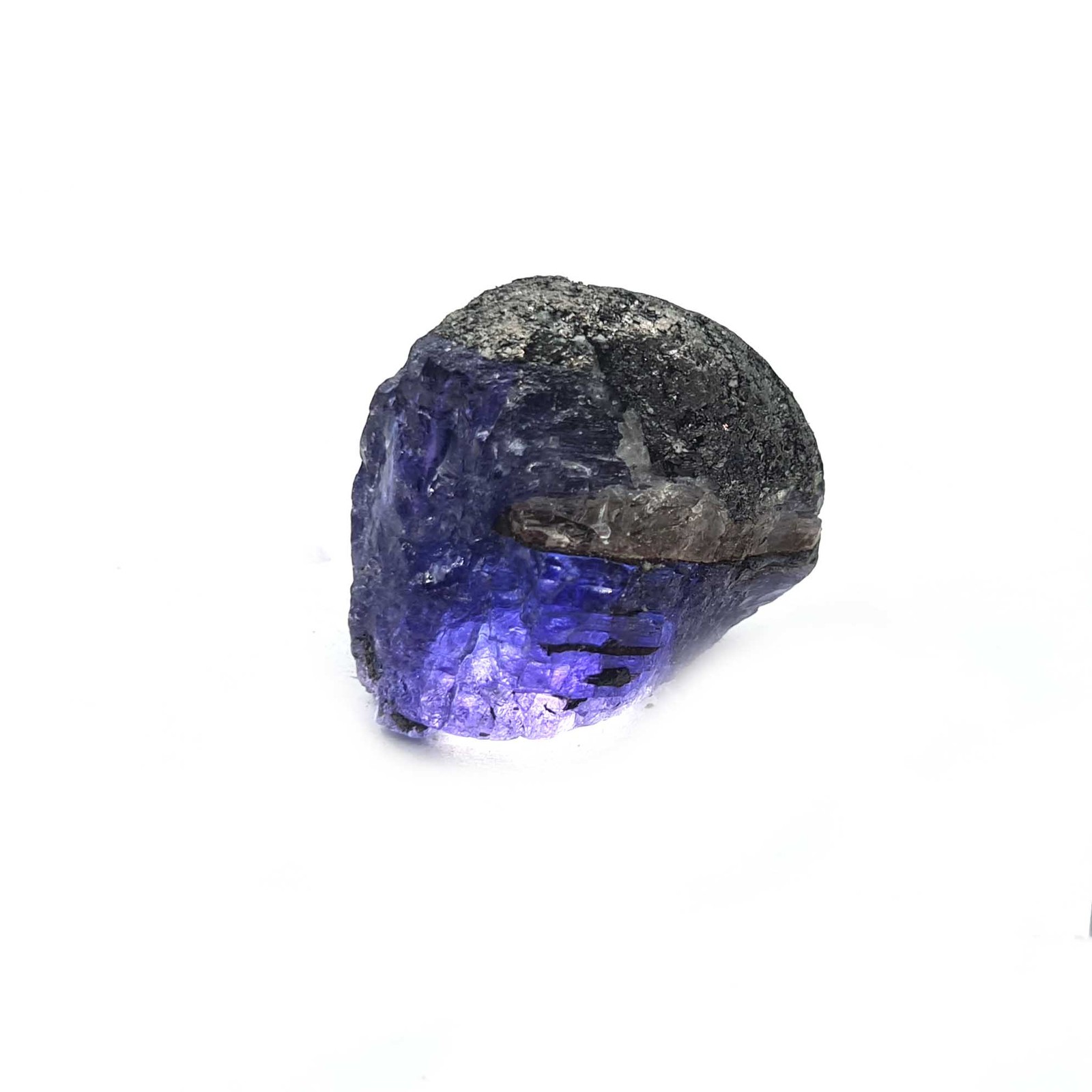 Natural Tanzanite Raw Rough Loose Gemstone 31*28*28 MM 173 CT