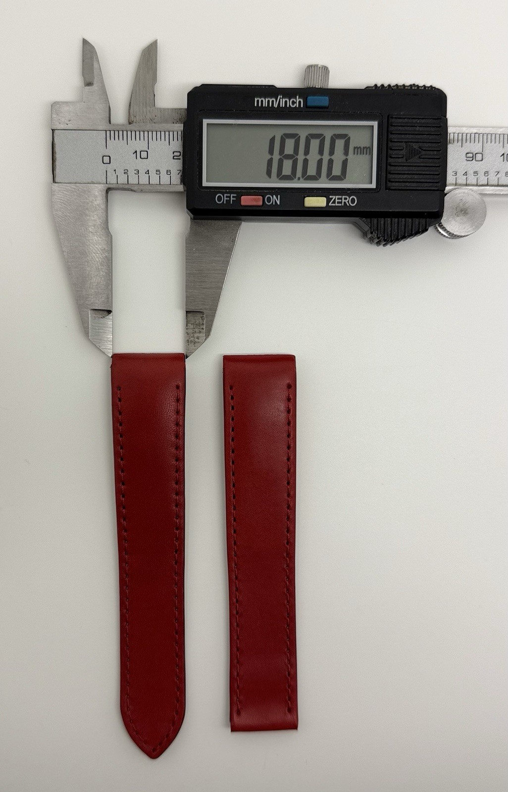 Cartier 18mm x 16mm Red Calfskin Leather Watch Strap KD35FAJL New Authentic OEM