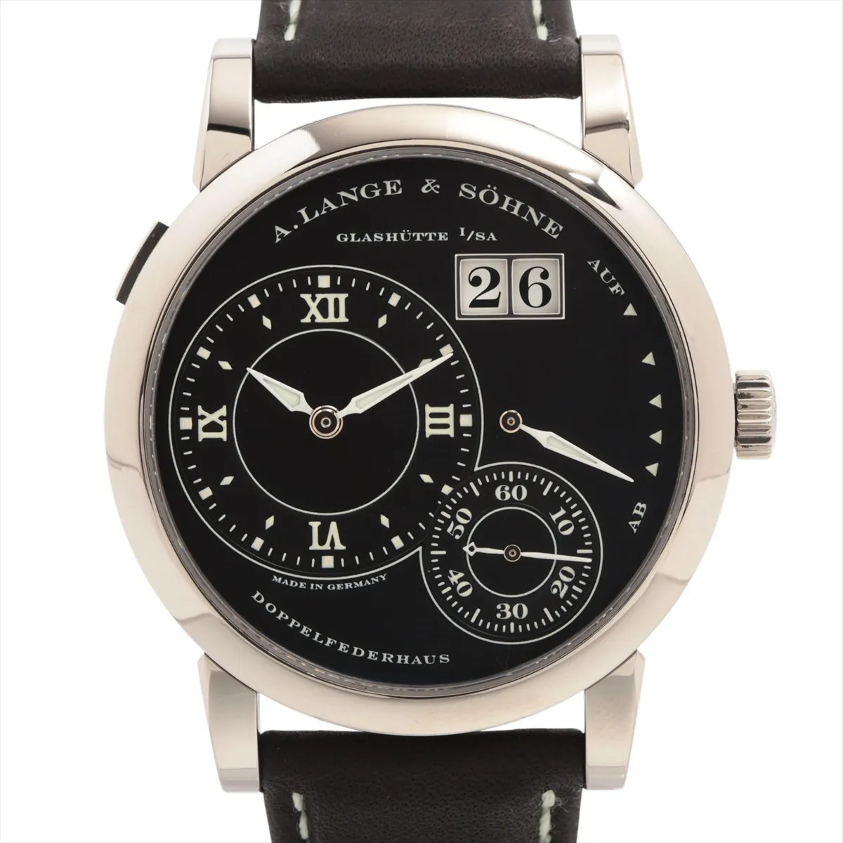 A. Lange & Söhne Lange 1 101.029 WG WG & Leather AT black dial