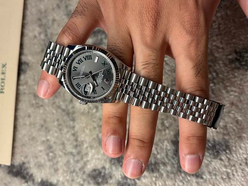 Rolex Datejust 36 126234 Wimbledon Dial Jubilee Fluted Bezel 2024 Full Set B&P