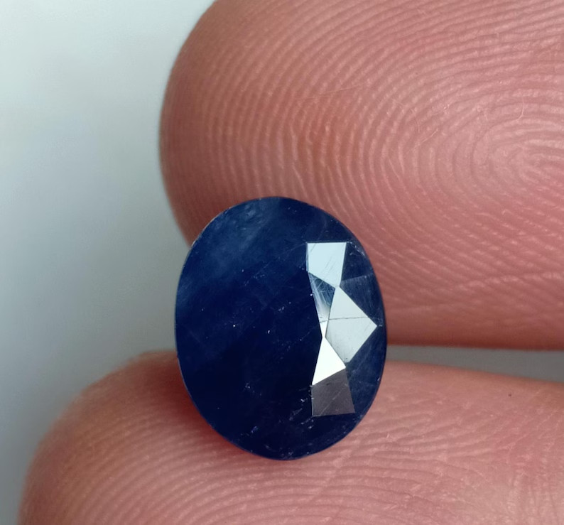 Corundum Sapphire Oval Shape Unheated Untreated Madagascar Stone 3.45 Ct