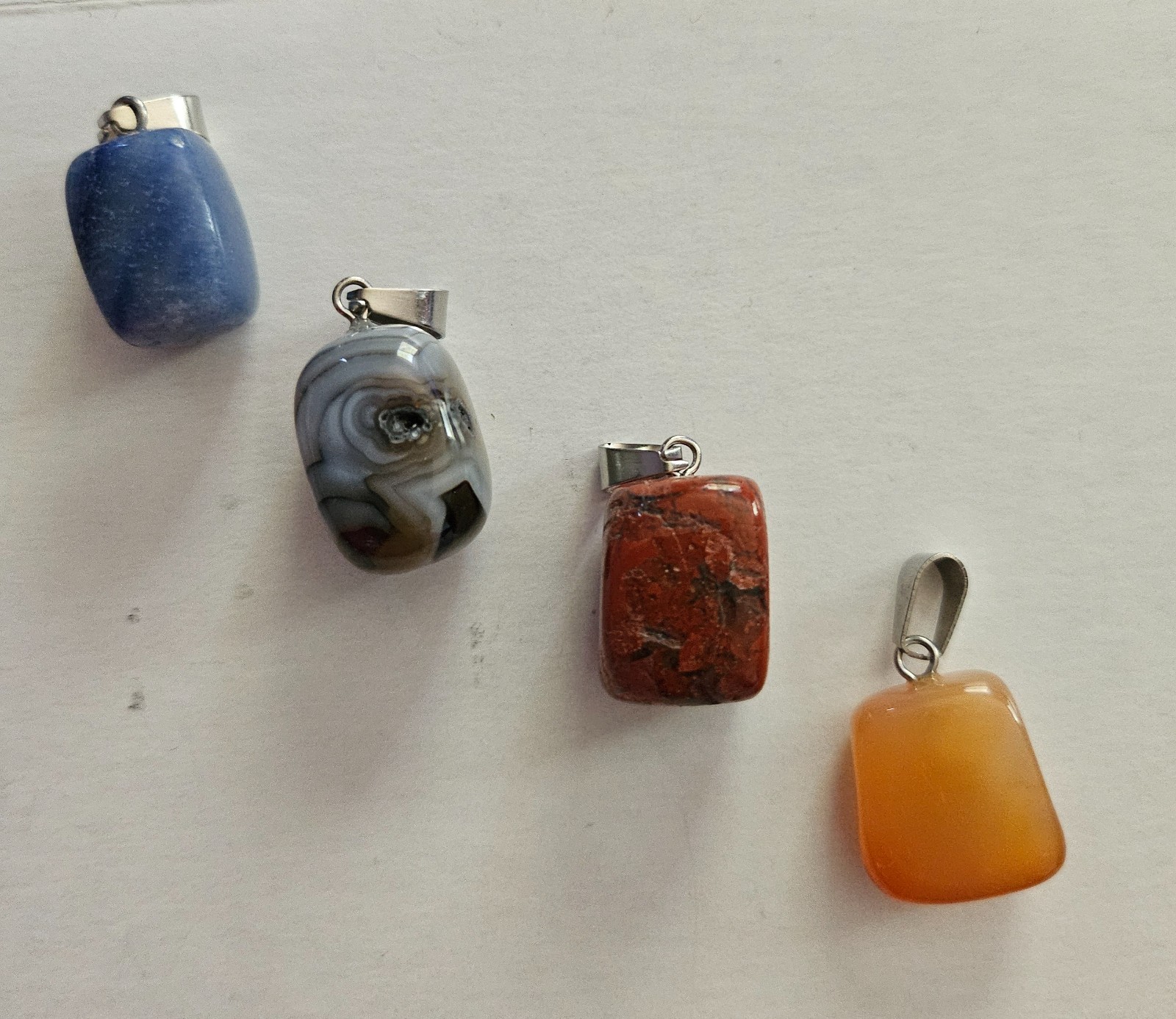 Assorted Crystal pendants with matching necklace