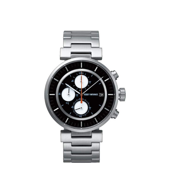 ISSEY MIYAKE W SILAY001 Men’s Chronograph Watch Stainless Steel 43mm