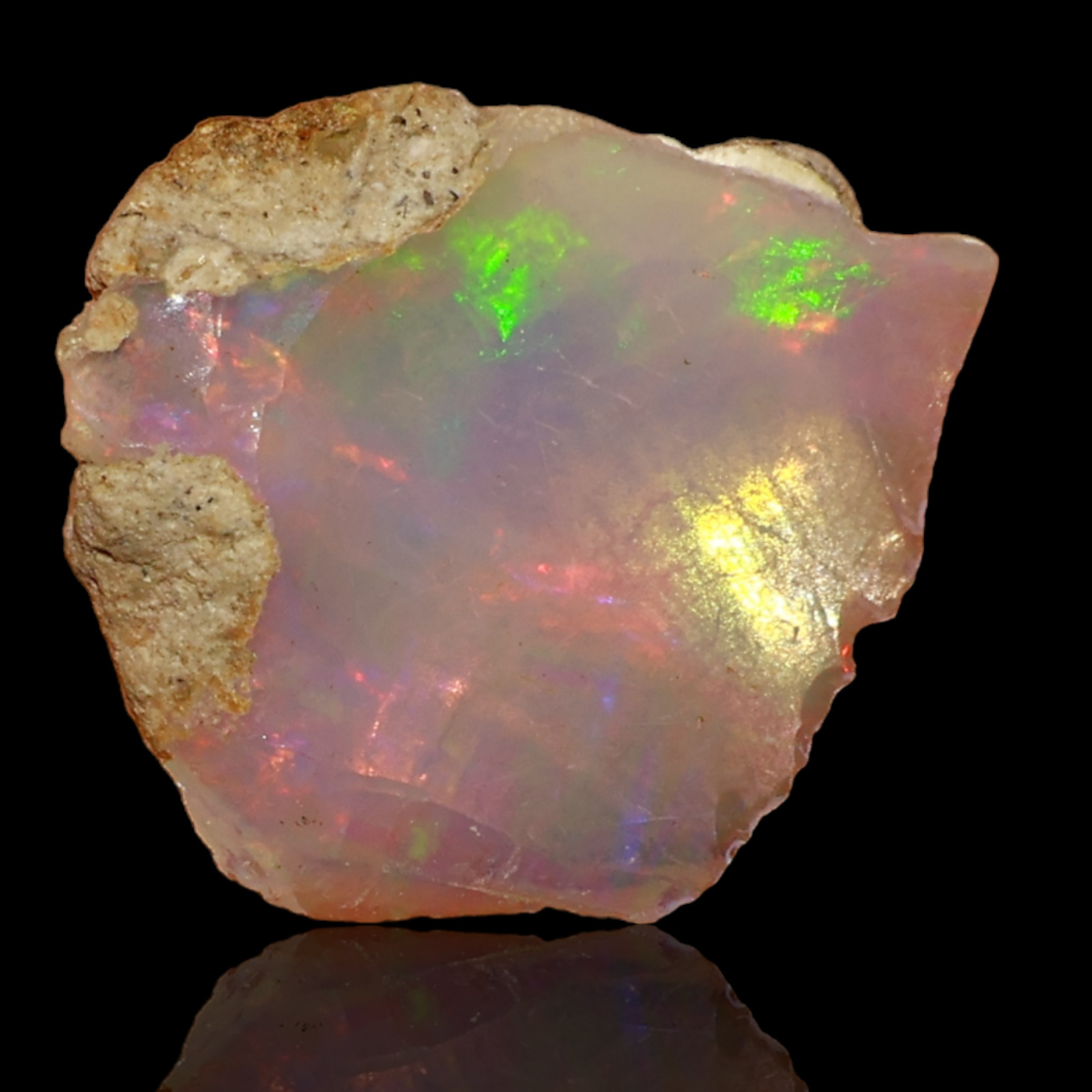 2.00 Cts Natural Ethiopian Fire Opal Gemstone Bracelet Supply Rough 13x12x4 mm