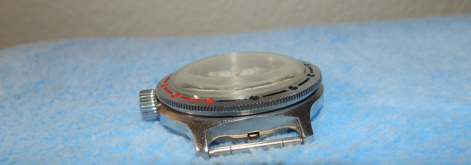 VOSTOK Amphibia 17 Jewel 2409 Automatic 200m Russian Diver 44mm Watch No Band