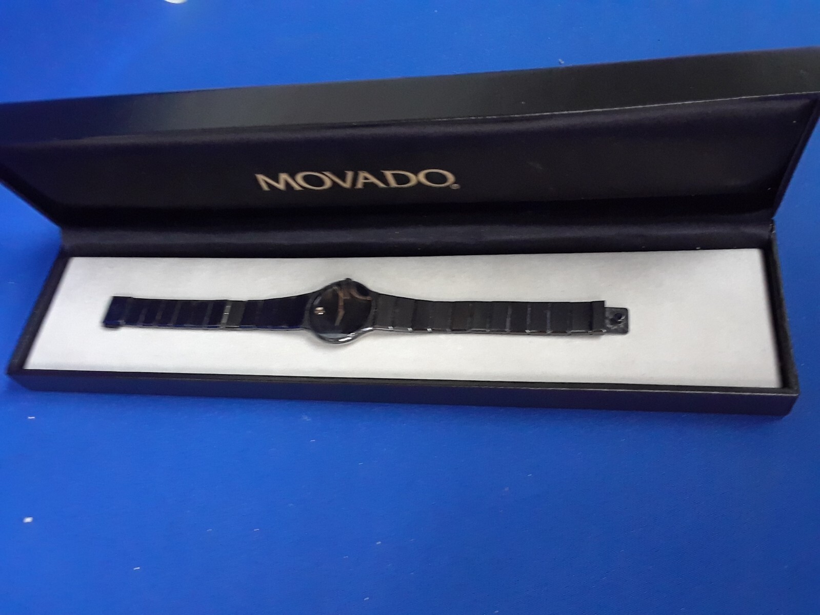 Vintage Movado Women Watch Ultra Thin 84-40-881-A Quartz 7″ inch Working Perfect