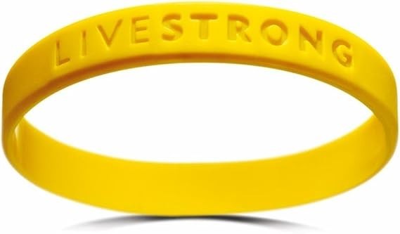 LIVESTRONG LIVE STRONG 100% AUTHENTIC BRACELET NEW! For Men and Women L/XL 8″