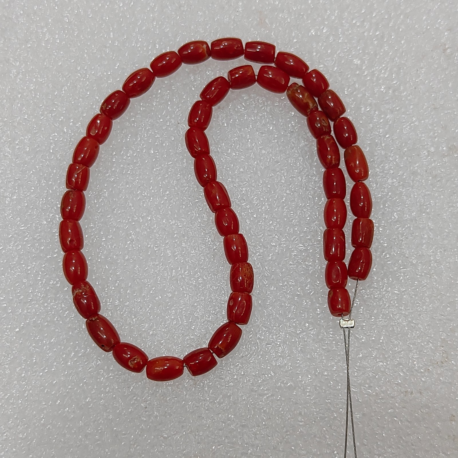 Top Quality Red Coral Beads Gemstone, Genuine Antique Red Coral Drum Shape Beads