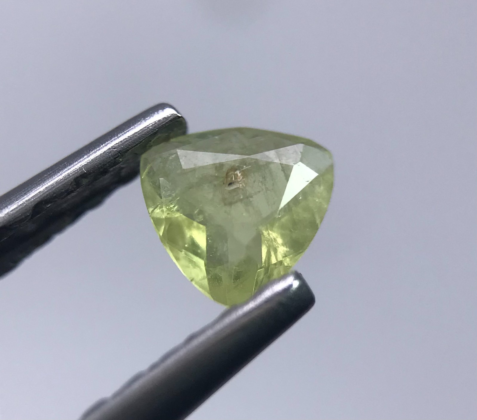 0.11 CT Fluorescent Hauyne cut Gemstone Badakhshan Afghanistan