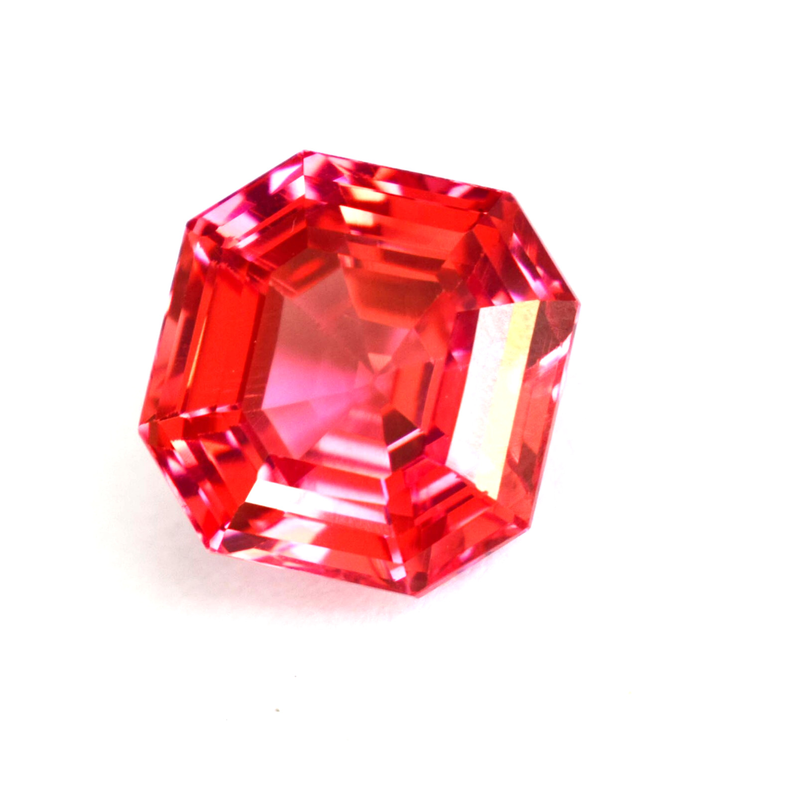 Captivating Beauty Of 10-12 CT Natural Radiant Cut Pink Padparadscha Sapphire
