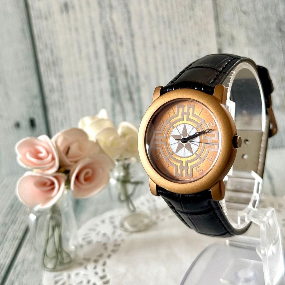 Jean Paul Gaultier Men’s Analog Watch Rare Antique Style Gold Case Size 3.6cm