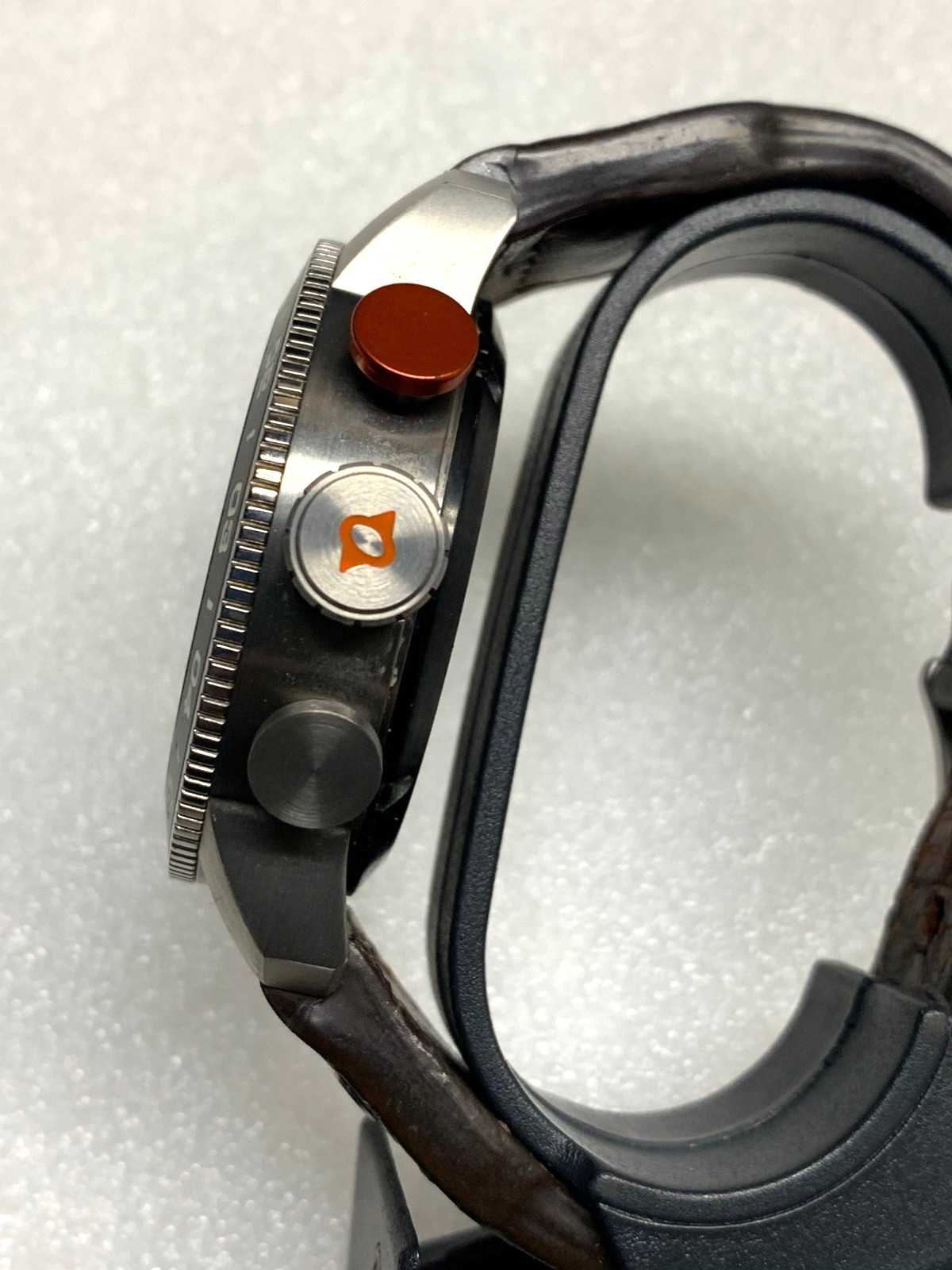 LIV Men’s P-51 Big Pilot Full Titanium Black/ Gray Automatic 46mm Watch 130/500
