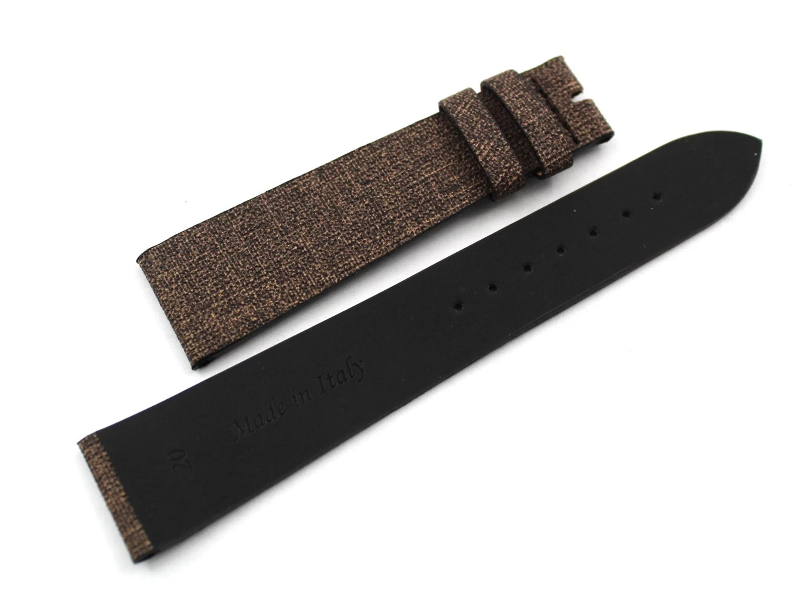 Dark Brown Vegan Watch Straps Various Sizes Handmade Soft New