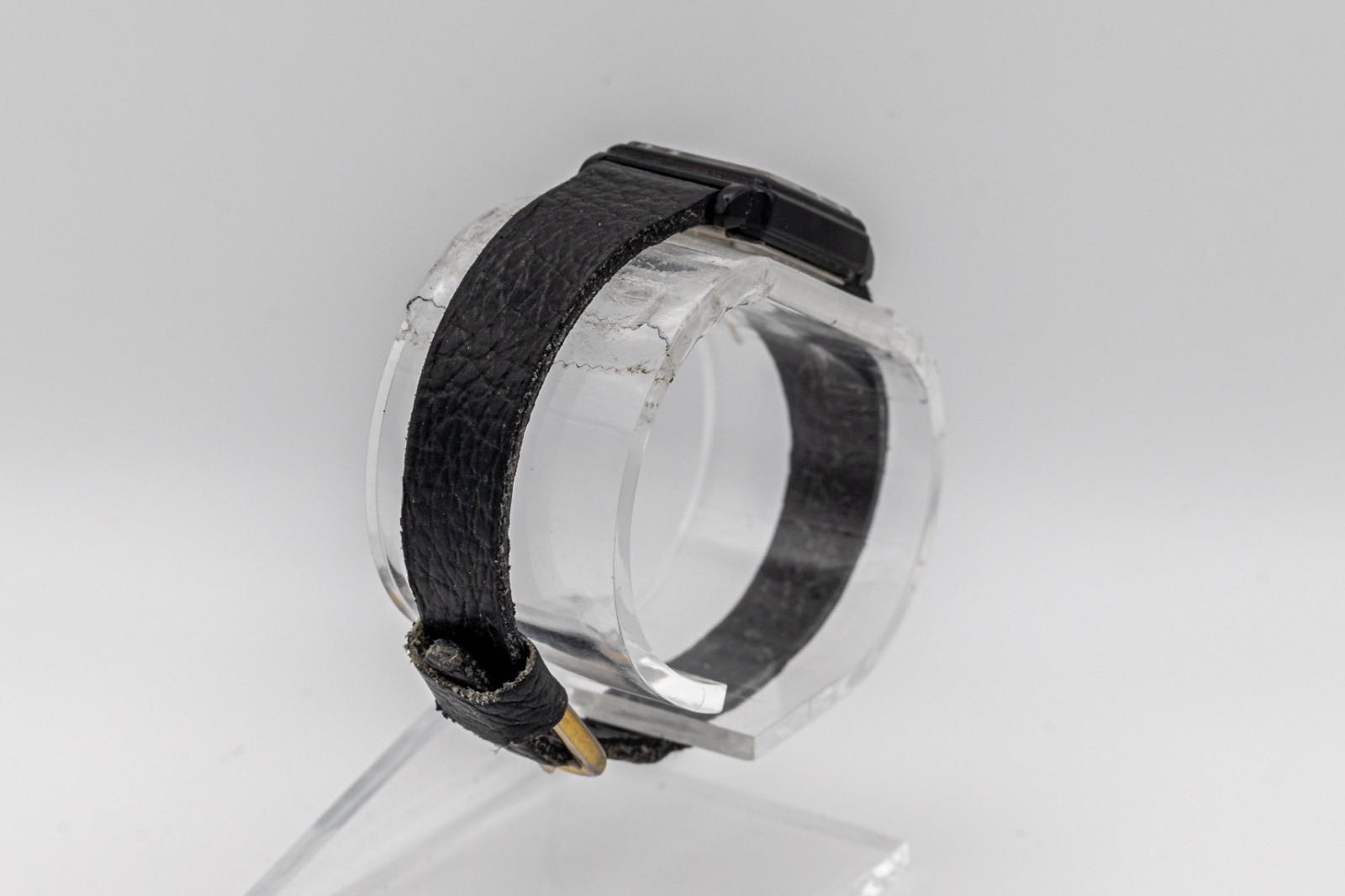 Vintage Casio LQ-64 Quartz Black Tank Dress Ladies Watch Module 359 – Running