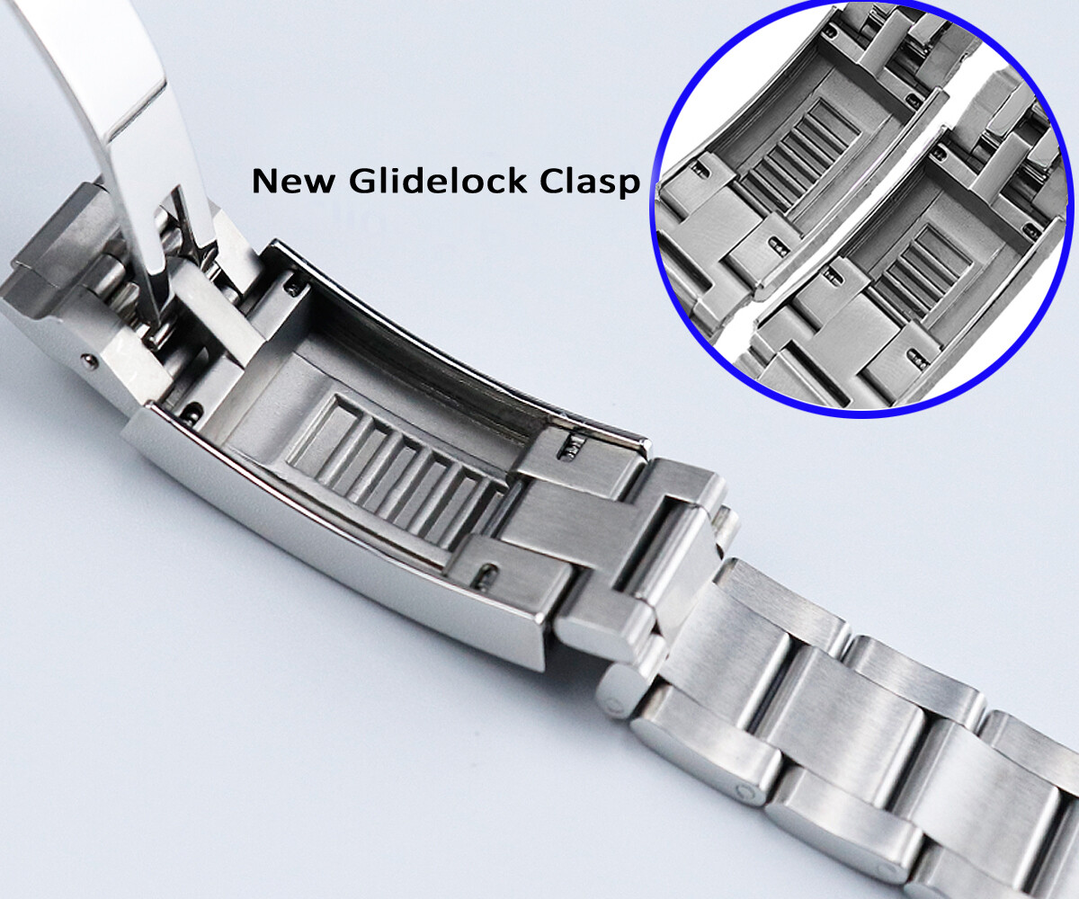 20atm 40mm Sapphire Glass steel Watch Case fit NH34 NH35 NH36 Movement 200m